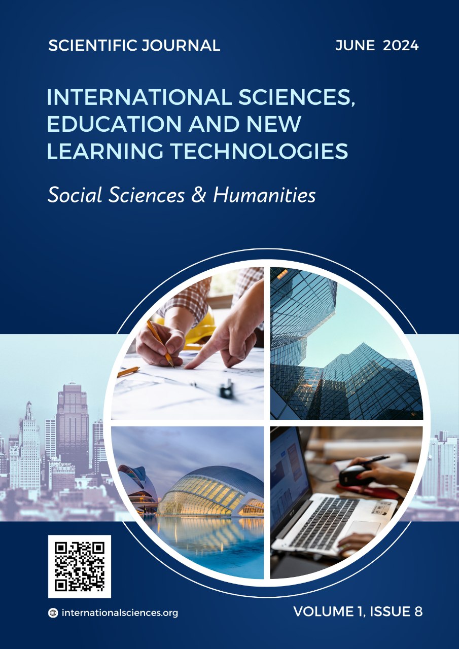 					View Vol. 1 No. 9 (2024): INTERNATIONAL SCIENCES, EDUCATION AND NEW LEARNING TECHNOLOGIES
				